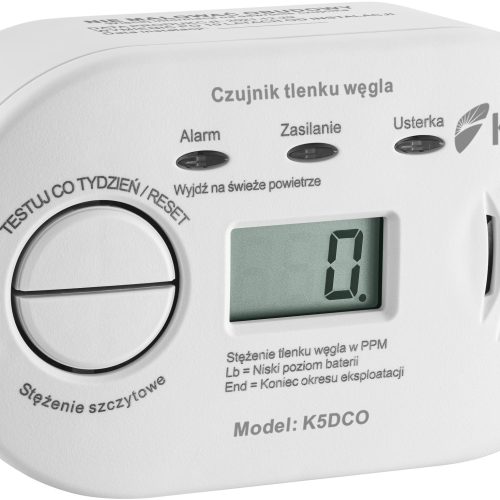 Czujnik czadu z wyświetlaczem Kidde K5DCO