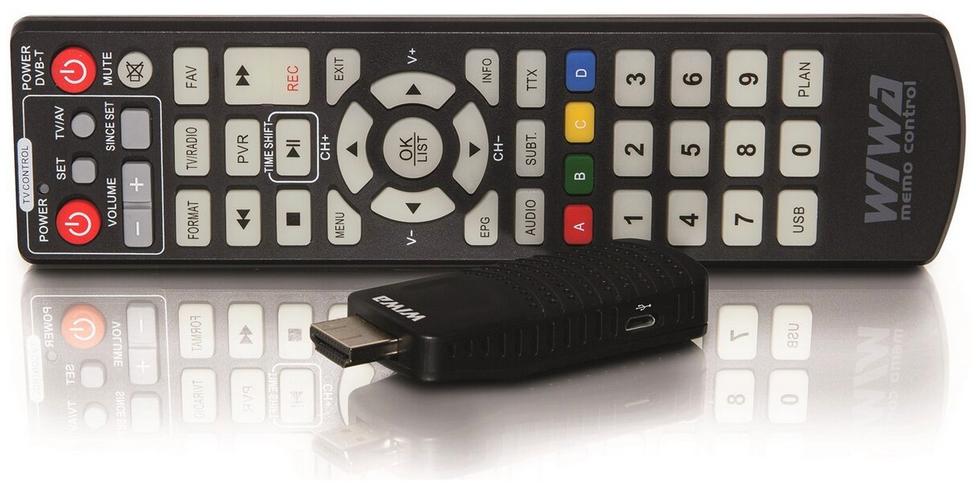 Tuner DVB-T/T2 WIWA H.265 MINI LED - obrazek 2