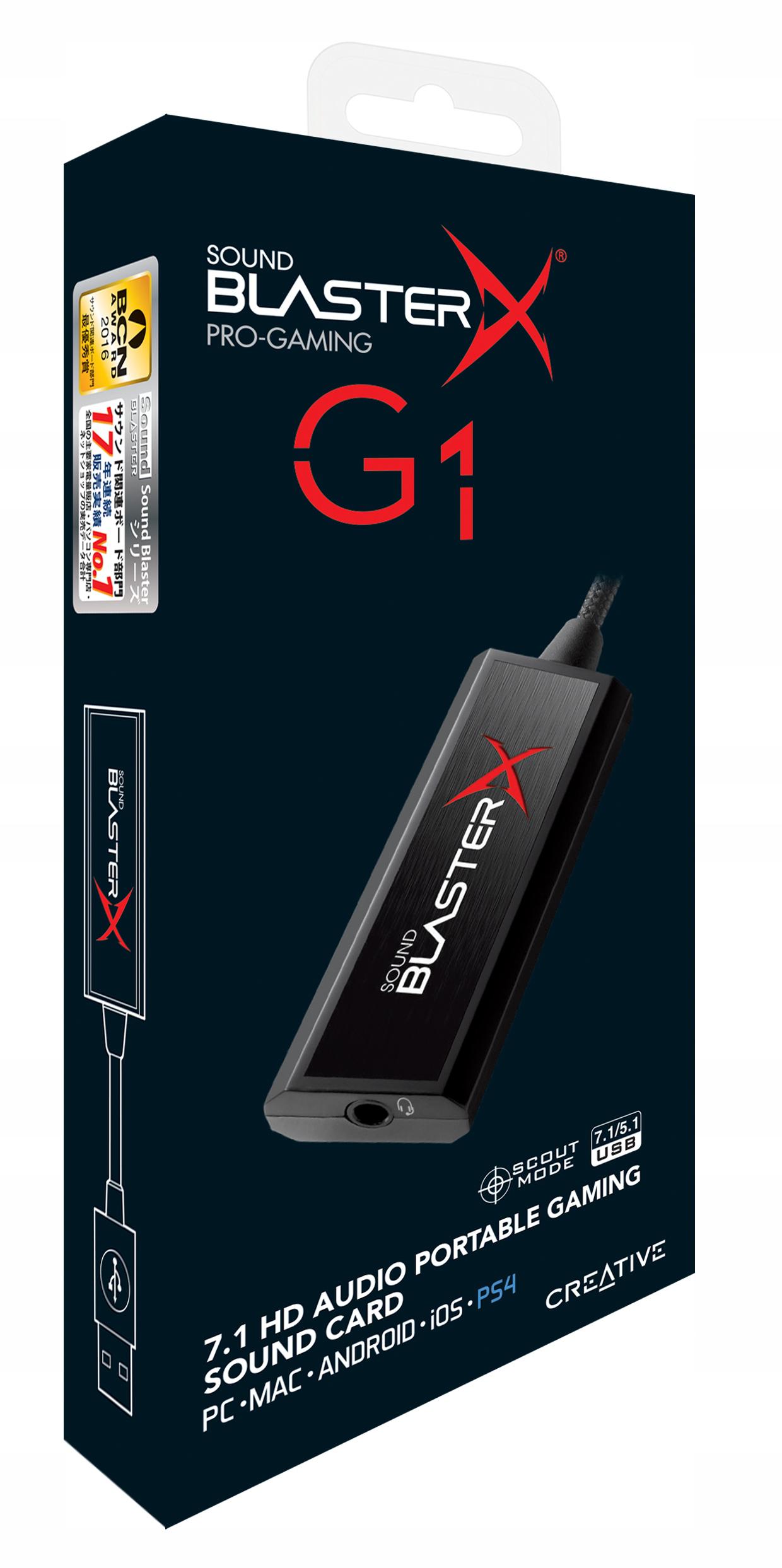 Karta dźwiękowa Creative Sound BlasterX G1 zewnętrzna - obrazek 2
