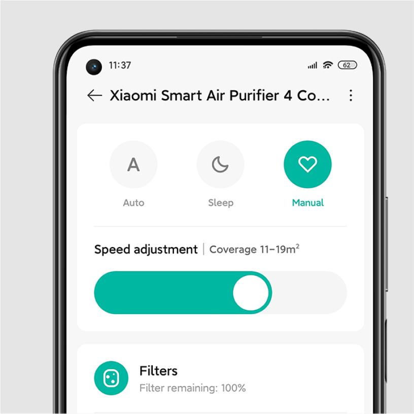 Oczyszczacz powietrza Xiaomi Air Purifier 4 Compact - obrazek 2