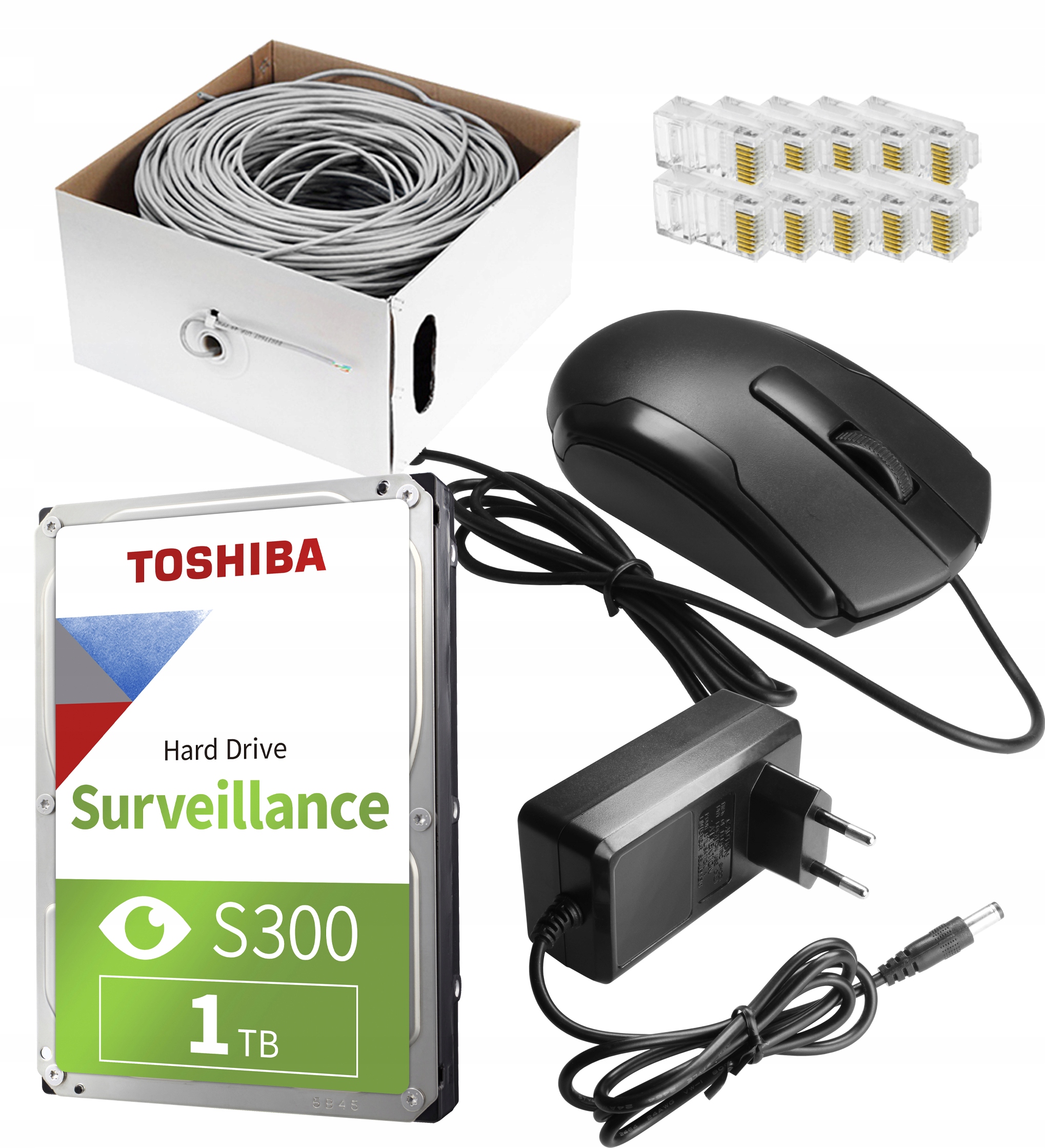 Zestaw do monitoringu Hikvision NVR-8CH-POE+IPCAM-T4(x4)+1TB - obrazek 4