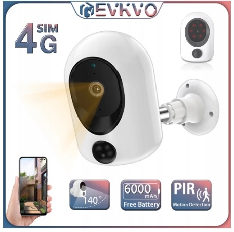 Kamera 4G na baterie, kartę sim na działkę budowę_!