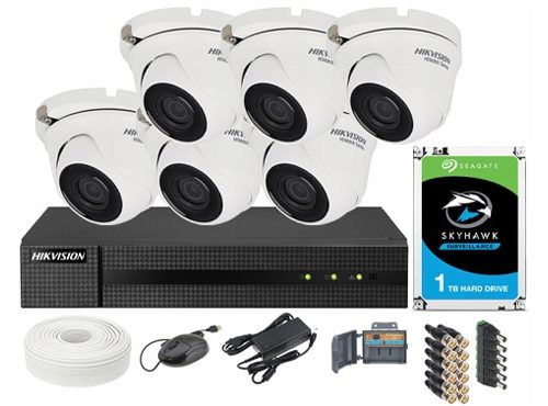 Zestaw monitoringu 4Mpx, – Hikvision Hiwatch