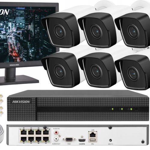 Zestaw do monitoringu Hikvision KIT-4MPX-LCD / IPC...