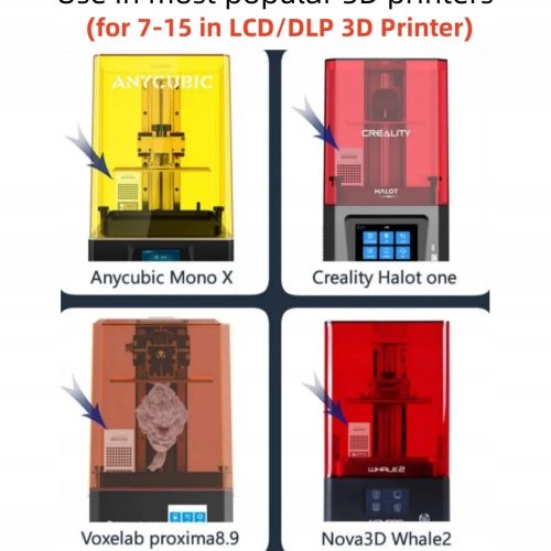 podgrzewacz do drukarki 3D z węglem aktywnym LCD