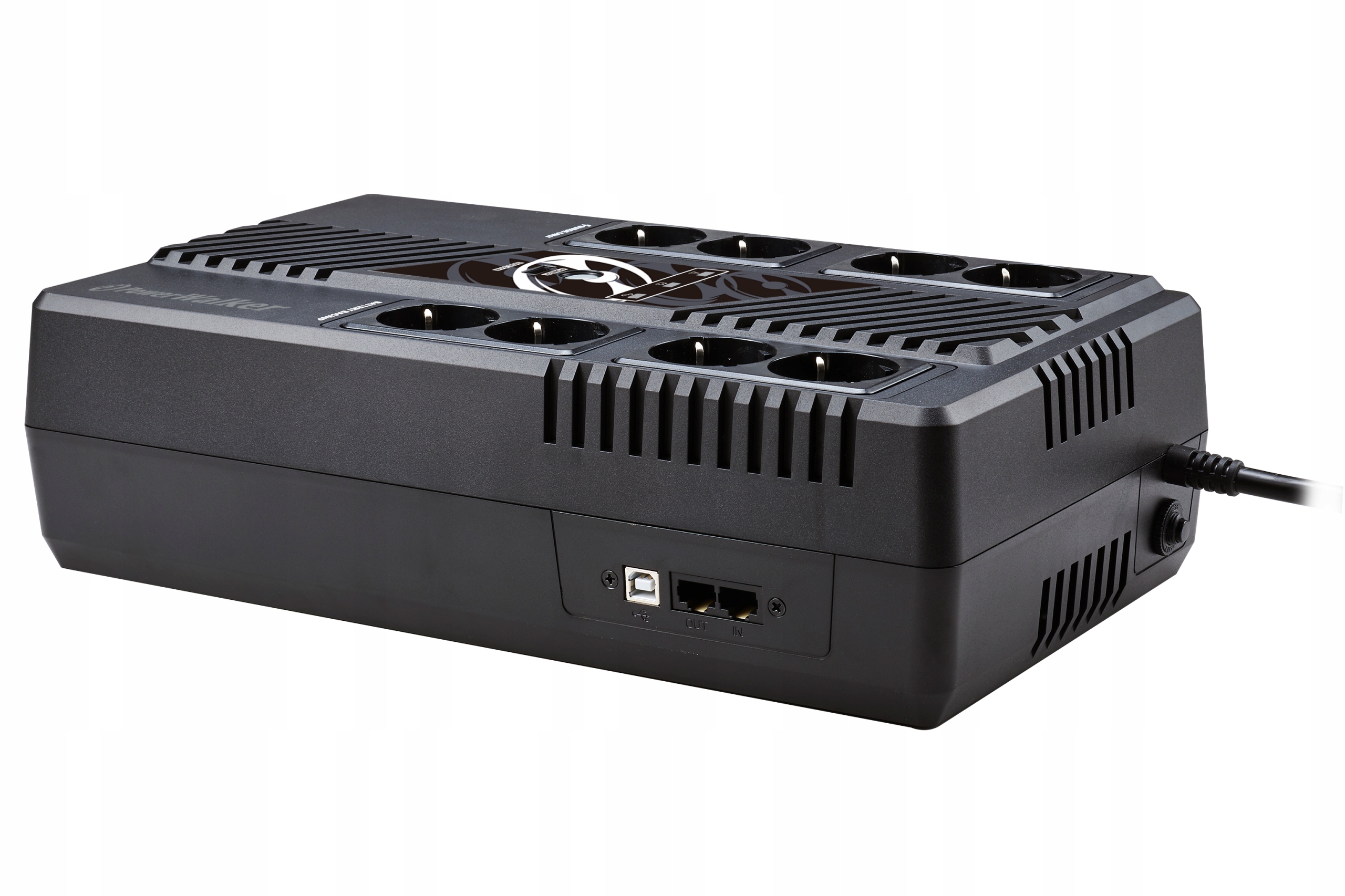 UPS ZASILACZ AWARYJNY PowerWalker VI 800 MS FR - obrazek 3
