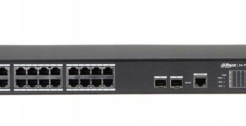 SWITCH 24 PORTOWY + 2x SFP DAHUA PFS4226-24GT-240