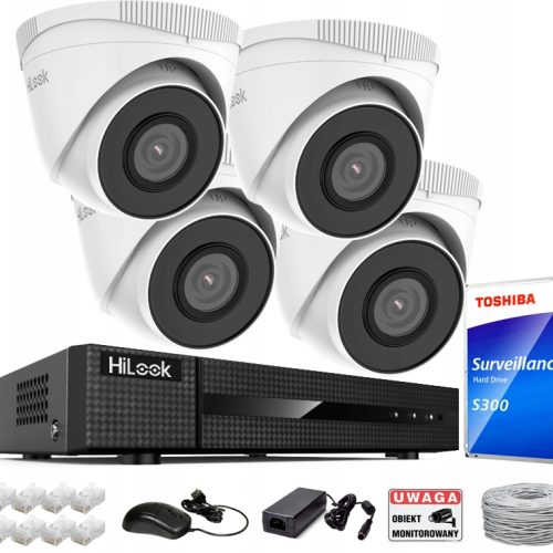 Zestaw do monitoringu Hikvision IP-5MPx-KIT-4ch Hi...