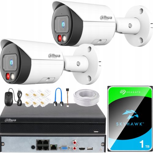 Zestaw do monitoringu Dahua KIT-IPC-HFW2849S-S-IL-...
