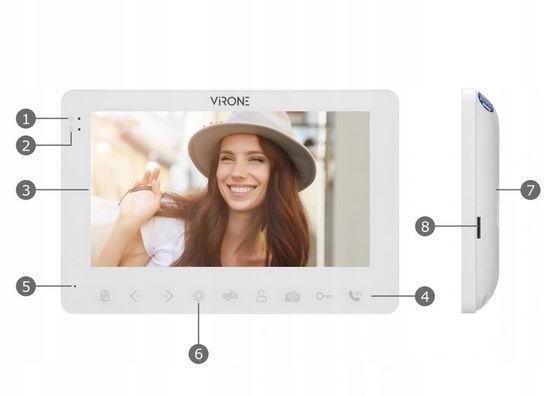Wideodomofon Wi- Fi Virone VDP-63 VIFAR - obrazek 3