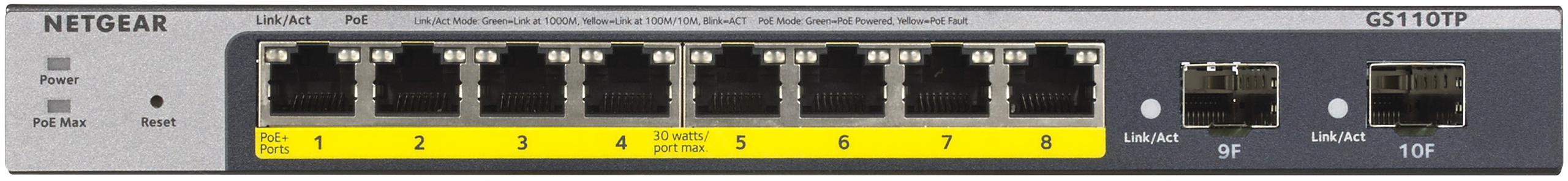 SWITCH NETGEAR GS110TP-300EUS - obrazek 3