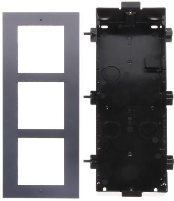 Ramka z puszką do montażu podtynk. 3-modułowa HIKVISION DS-KD-ACF3/Plastic - obrazek 3