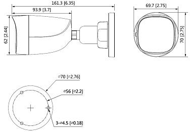 KAMERA HDCVI DAHUA HAC-HFW1500C-0280B-S2 - obrazek 3