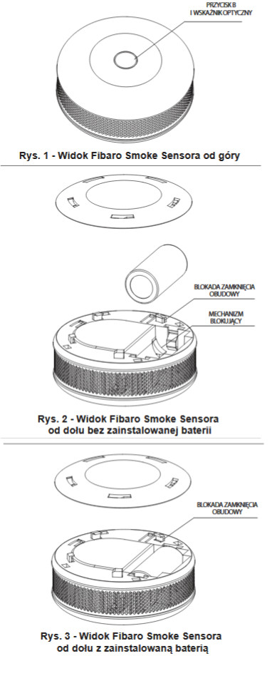Czujnik dymu Smoke Sensor 2 FIBARO - obrazek 3