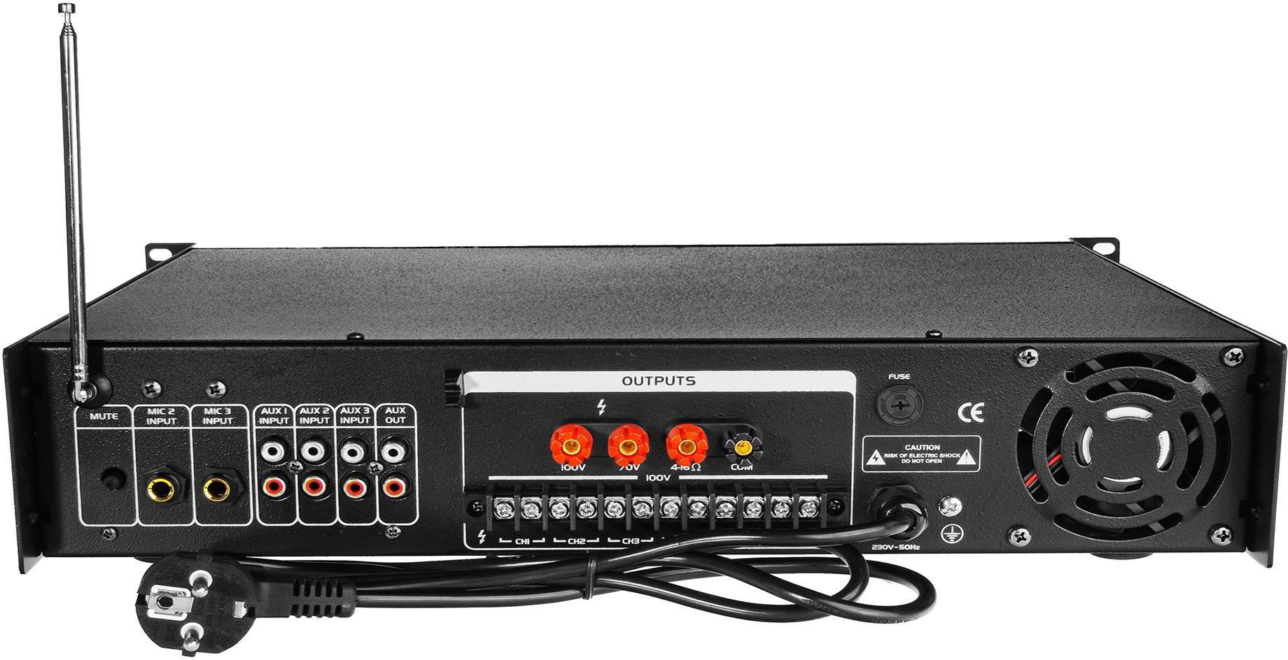 WZMACNIACZ HQM2350BC RADIO FM/MP3/BLUETOOTH 350W - obrazek 3