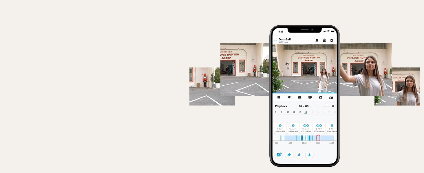 Wideo dzwonek do drzwi Reolink POE 2k+ 5Mpix Video Doorbell - obrazek 8