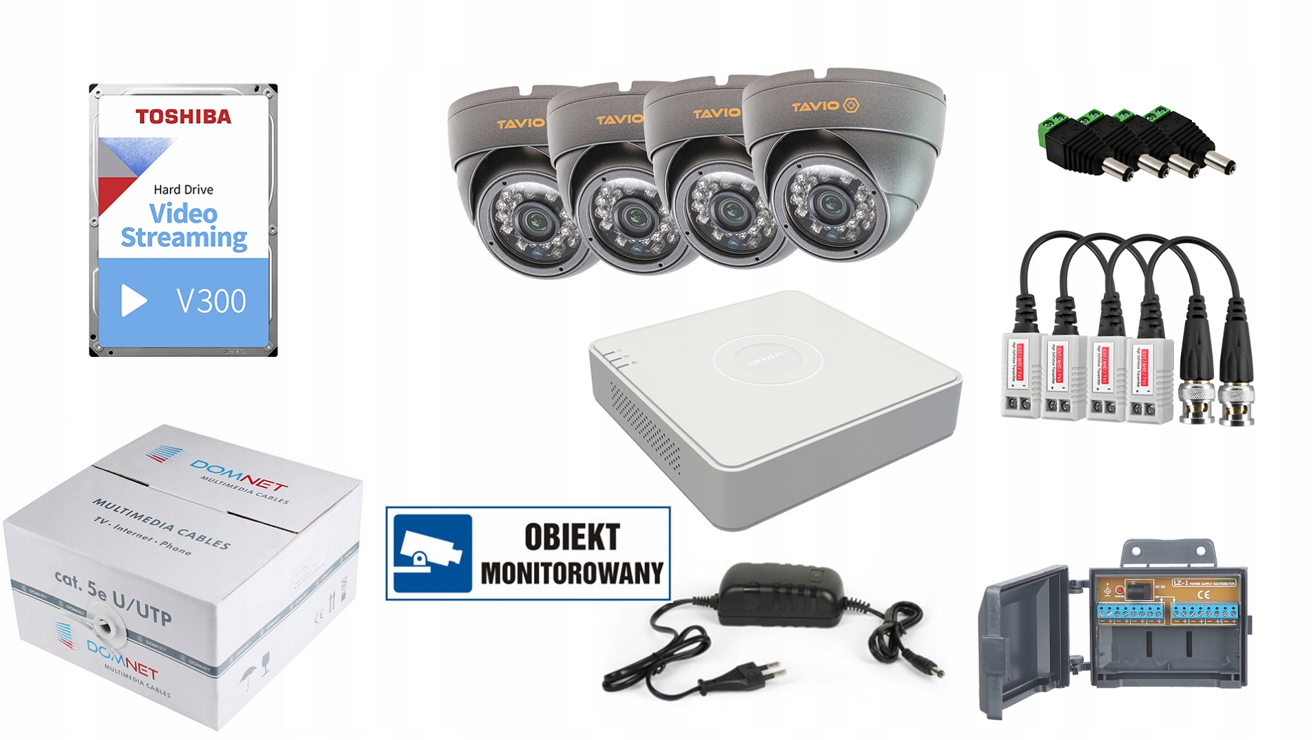 ZZTAVIO-5v2 Gotowy zestaw do monitoringu Tavio - obrazek 2