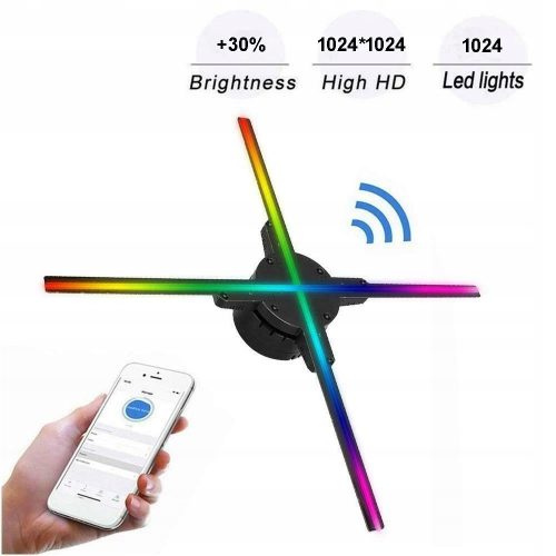 Wyświetlacz led 3D Hologram reklamowy 4 – r...