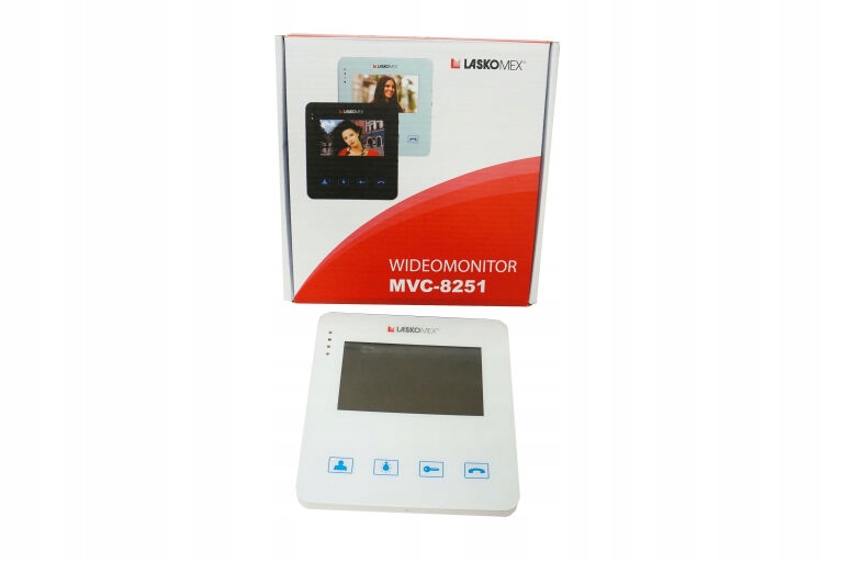 Laskomex Monitor MVC-8251 BIAŁY KOLOR 4.3" z - obrazek 2