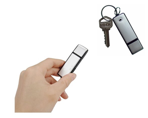 Dyktafon szpiegowski pendrive z detekcją dźwięku VOS Black-200 - obrazek 2