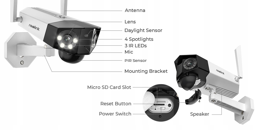 KAMERA 4Mpx SOLANA 4G 2x obiektyw 150° w poziomie_`_`!_!` - obrazek 13