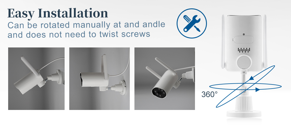 MONITORING BEZPRZEWODOWY WIFI 2MPX LCD i NVR 2w1 - obrazek 3