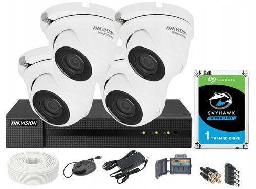 Zestaw do monitoringu Hikvision Black