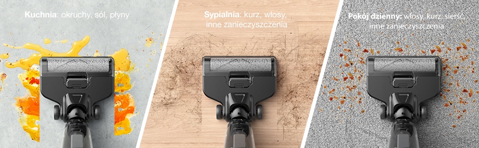 ODKURZACZ PIONOWY Z FUNKCJĄ MOPOWANIA I SUSZENIA R5 PRO | BEZPRZEWODOWY - obrazek 6