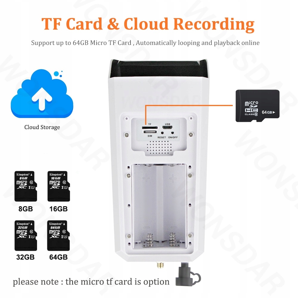 KAMERA SOLARNA GSM 3G 4G +PANEL SOLARNY+ karta SIM_`_`!_! - obrazek 6
