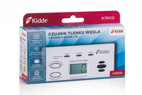 Czujnik czadu z wyświetlaczem Kidde K7DCO - obrazek 4