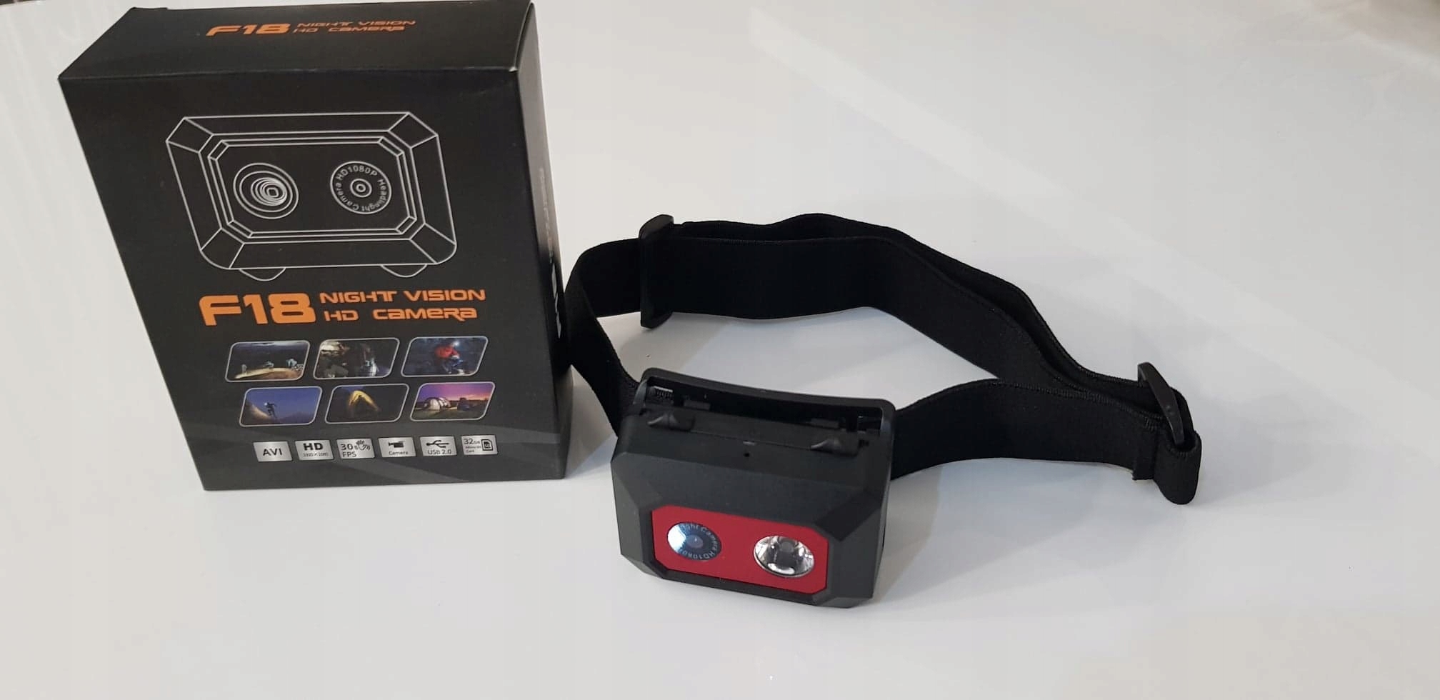 Mała kamera sportowa MiniDV z opsaką na głowę - obrazek 11