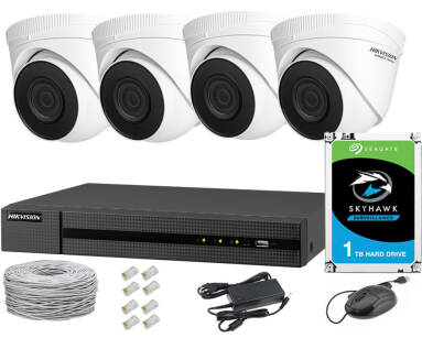 Zestaw Hikvision Hiwatch HWI-T240H + HWN-4104MH-4P