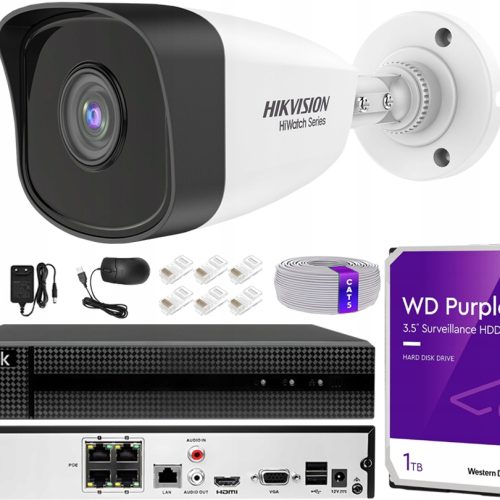 Zestaw do monitoringu Hikvision CCTV-KIT-B140H-4MP