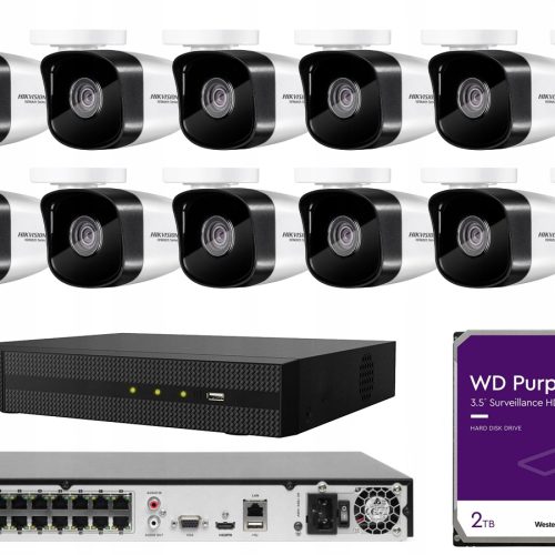 Zestaw do monitoringu Hikvision HWN-4216MH-16P / H...