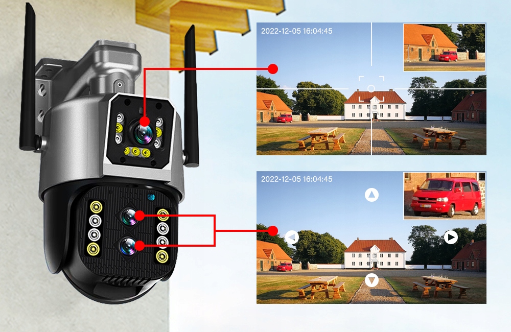 KAMERA WIFI 12MPX 10x Zoom automatyczne śledzenie - obrazek 13