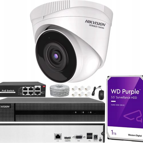 Zestaw do monitoringu Hikvision CCTV-KIT-T240H-4MP...