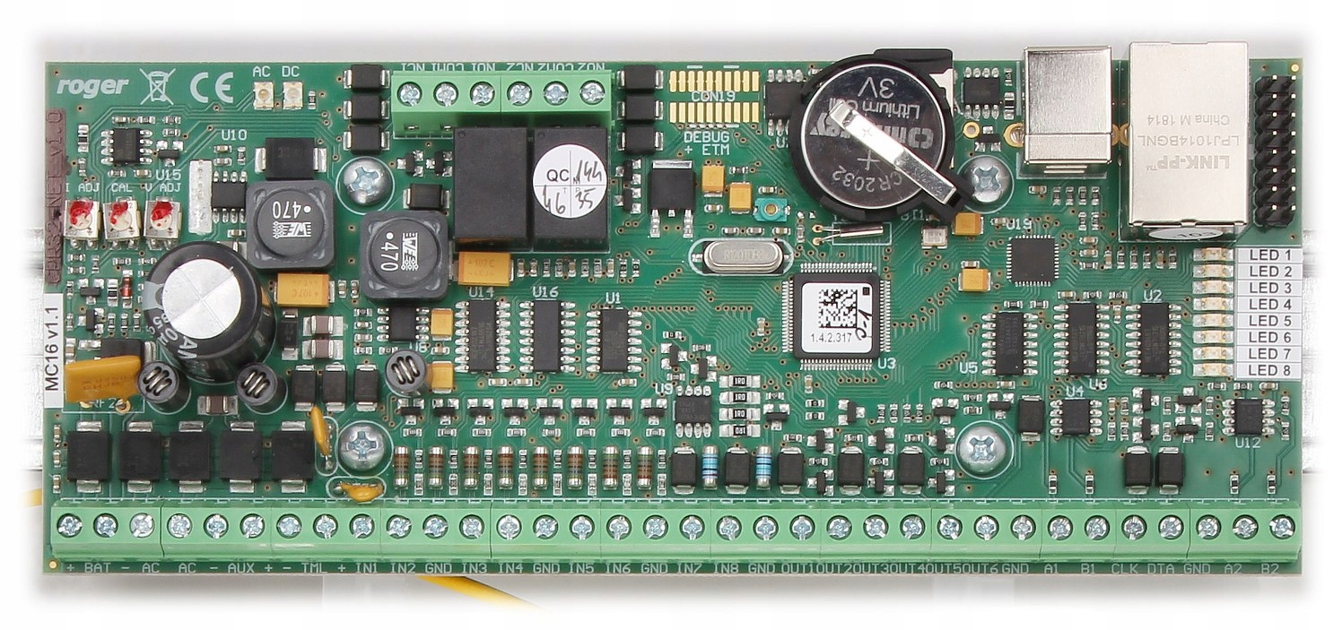 KONTROLER DOSTĘPU MC16-PAC-1-KIT ROGER - obrazek 6