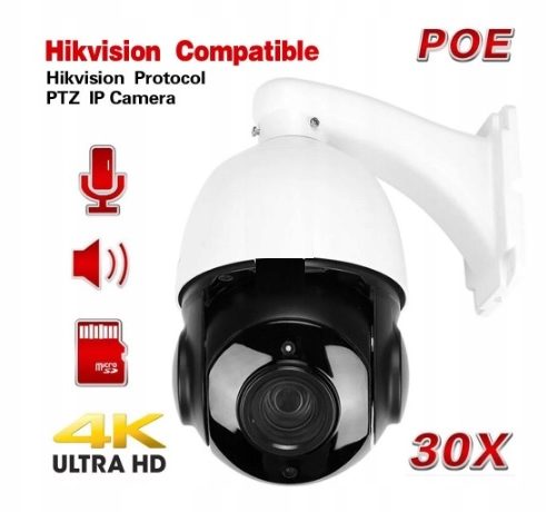 Kamera sieciowa PTZ jakość 4K 8MPX IR100 30xZoom