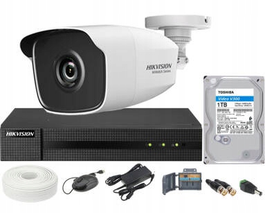 Zestaw monitoringu CCTV 4-ch – Hikvision Hiw...