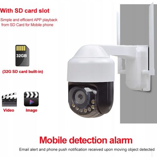 Kamera GSM 4G LTE WIFI solarna z panelem solarnym