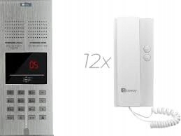 Zestaw domofonowy 12 rodzinny GENWAY WL-03NL-V2