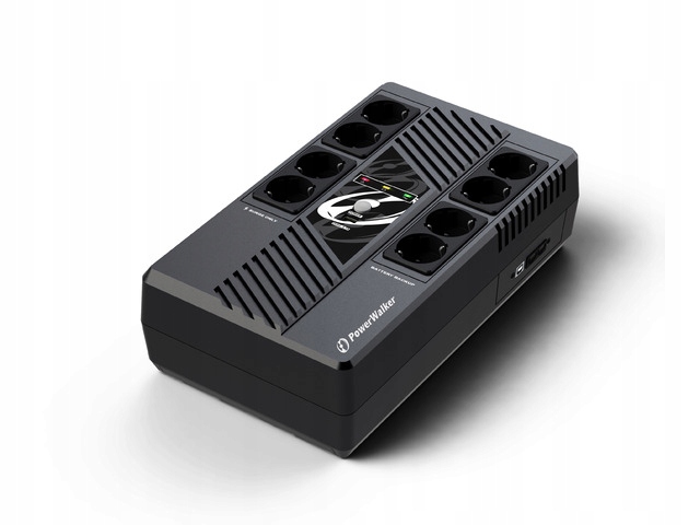 UPS ZASILACZ AWARYJNY PowerWalker VI 800 MS FR - obrazek 5