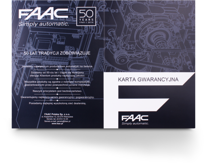 Zestaw Delta 3 - FAAC 741 do 900kg bram przesuwnych - obrazek 3