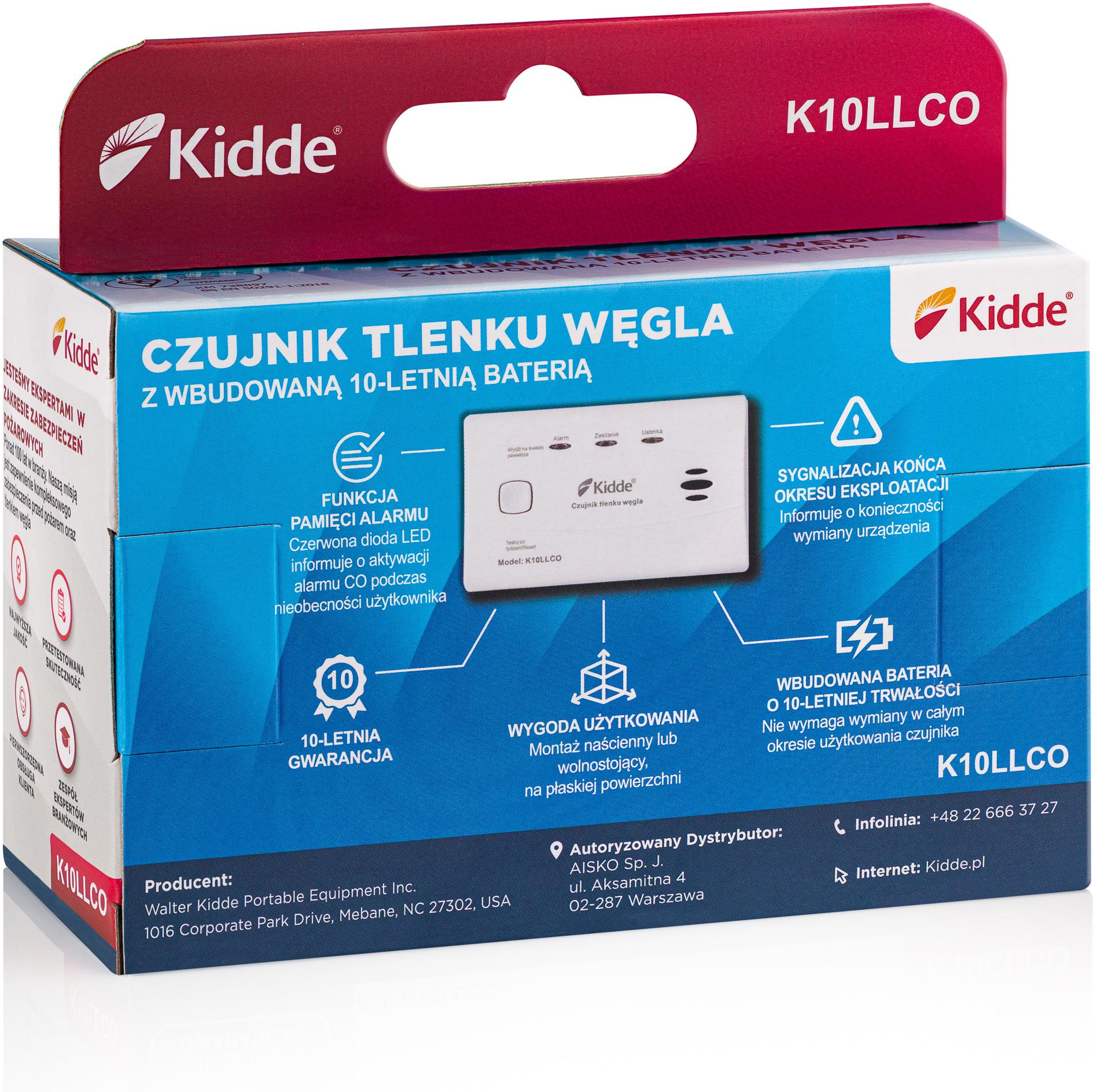 Czujnik czadu Kidde K10LLCO - obrazek 5