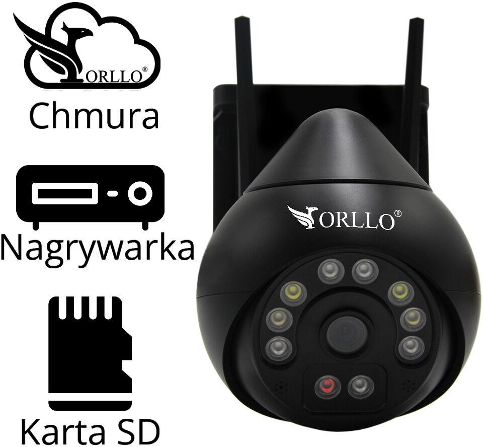 Kamera IP Orllo Z8 Pro WiFi Zewnętrzna Obrotowa Night Color 4MP - obrazek 5