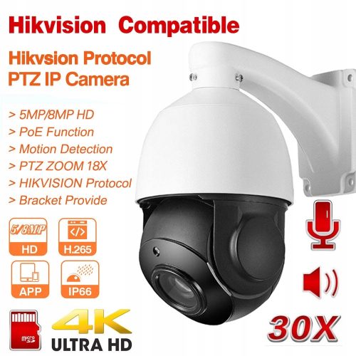Kamera sieciowa PTZ jakość 4K 8MPX IR100 30xZoom...