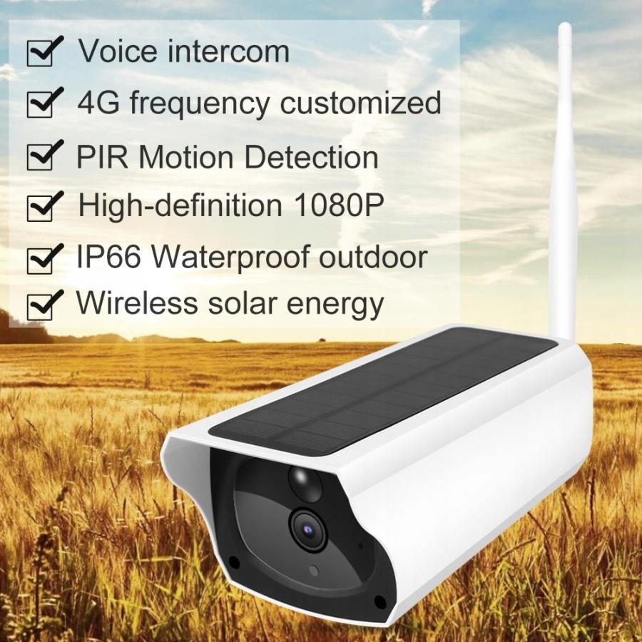 Zewnętrzna Kamera Solarna WIFI FULL HD APP TUYA_`_`!_!` - obrazek 7