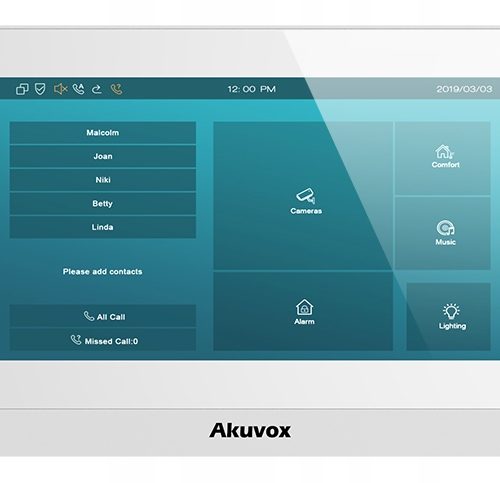 Monitor wideodomofonowy IP 7″ Akuvox C313S