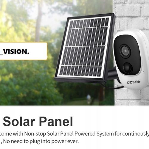 Kamera Zewnętrzna IP WiFi na Baterie z panelem sol_!!_`