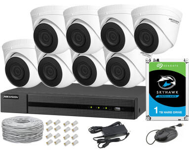 Zestaw Hikvision Hiwatch HWI-T240H + HWN-4108MH-8P